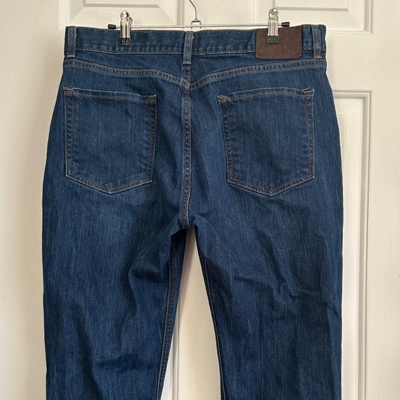 Hart Schaffner Marx Dark Blue Relaxed Jeans - 34/30 - Picture 6 of 9